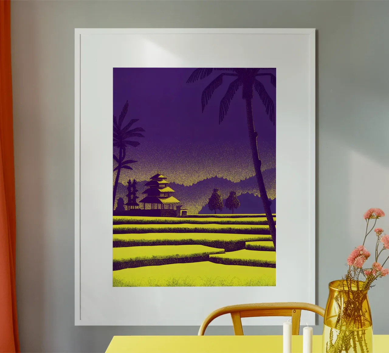 Vista sulla risaia poster da SOUL SHOP