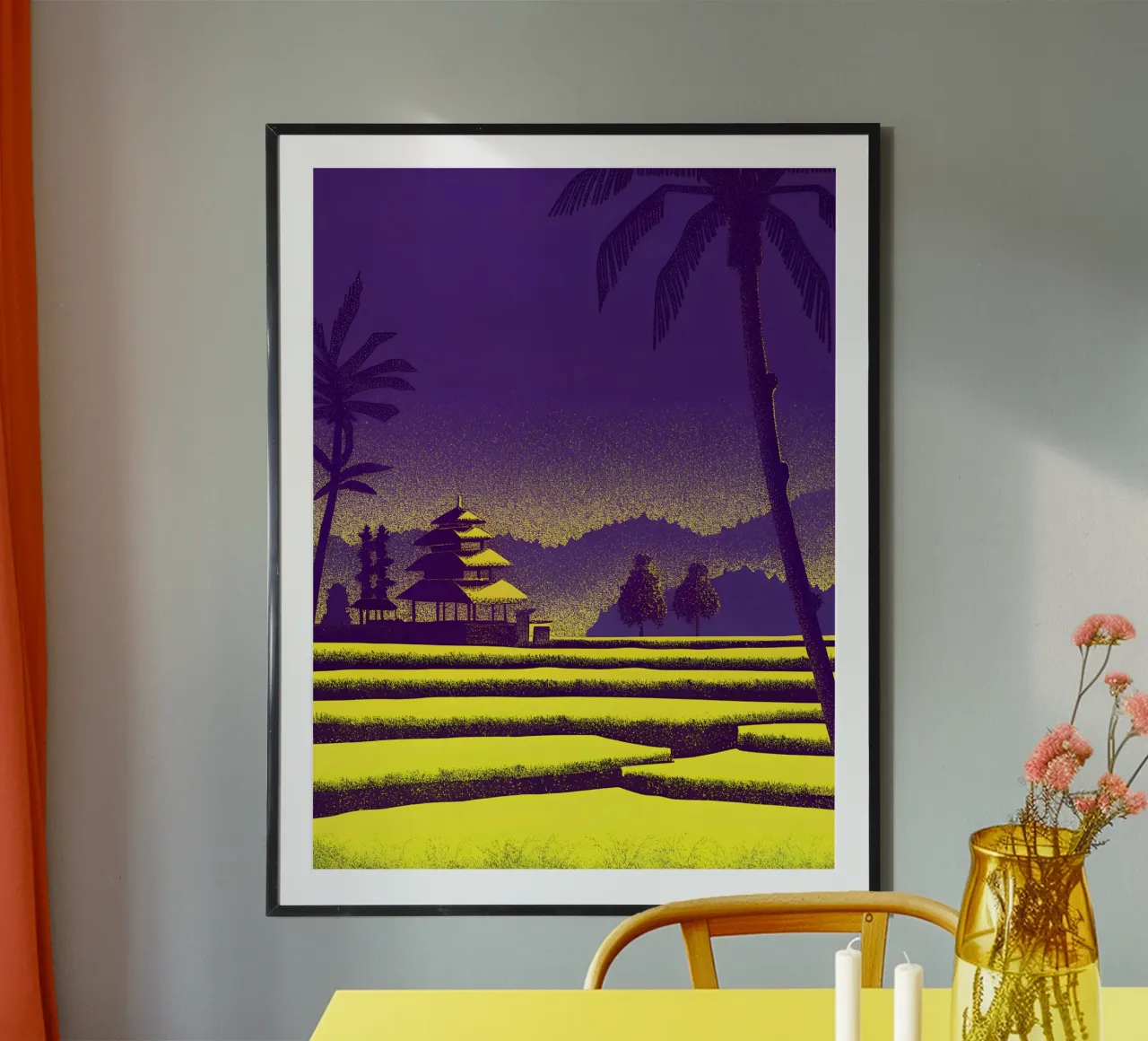 Vista sulla risaia poster da SOUL SHOP