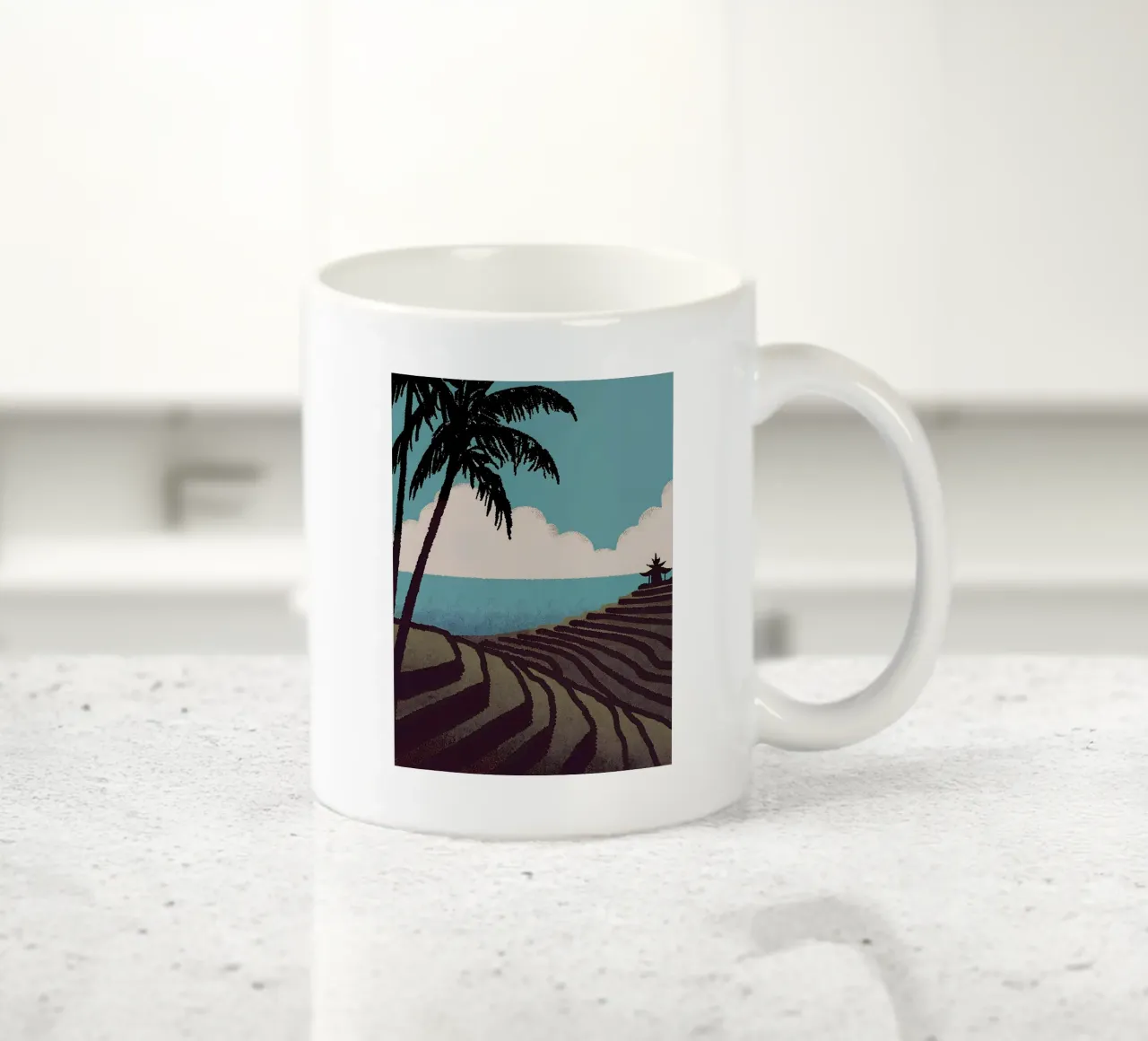 Vista sulla risaia tazza in ceramica da SOUL SHOP