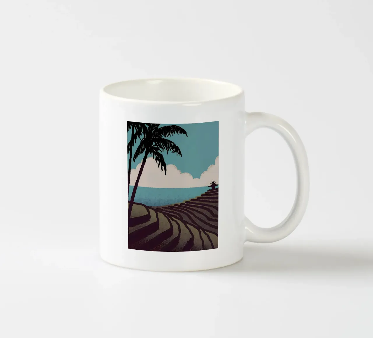 Vista sulla risaia tazza in ceramica da SOUL SHOP