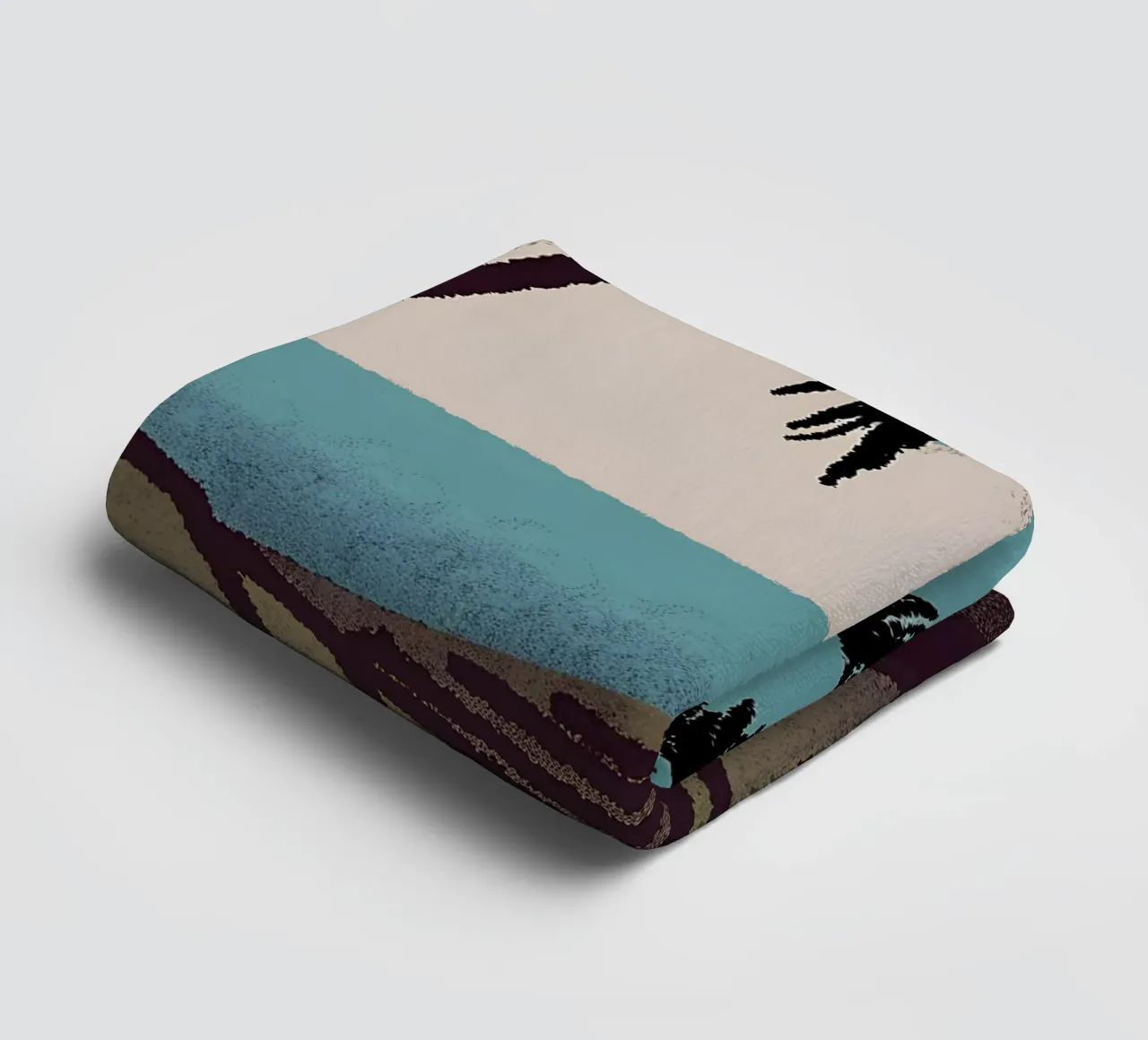 Vue de la rizière serviette de bain de SOUL SHOP