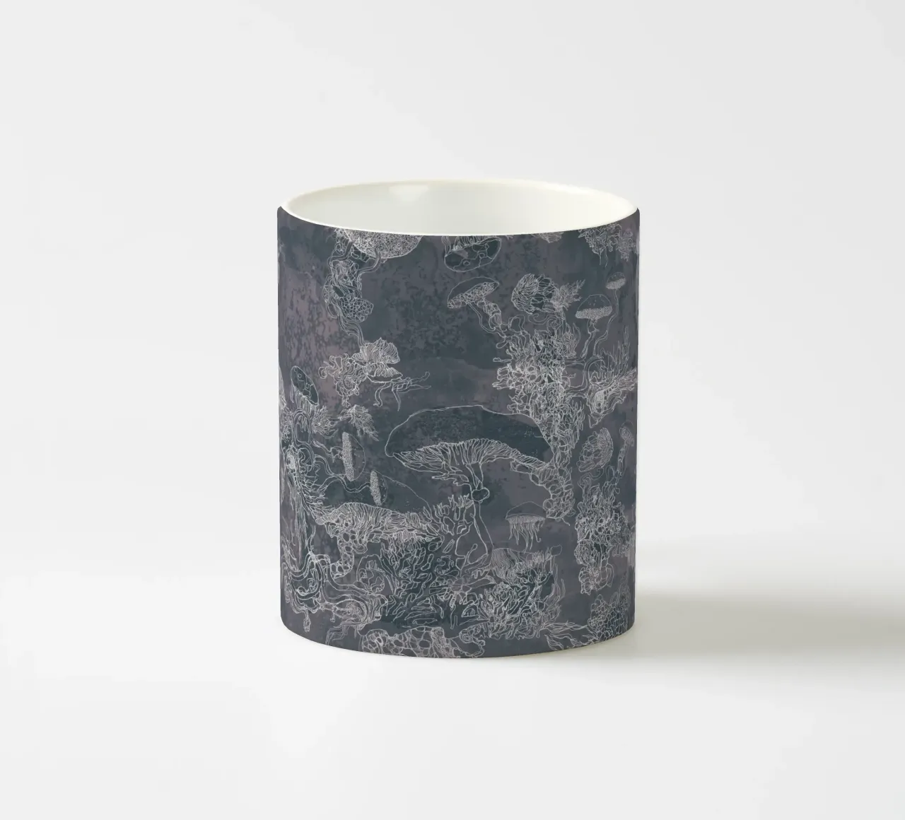 poltiglia grigia tazza in ceramica da Giulio Iurissevich