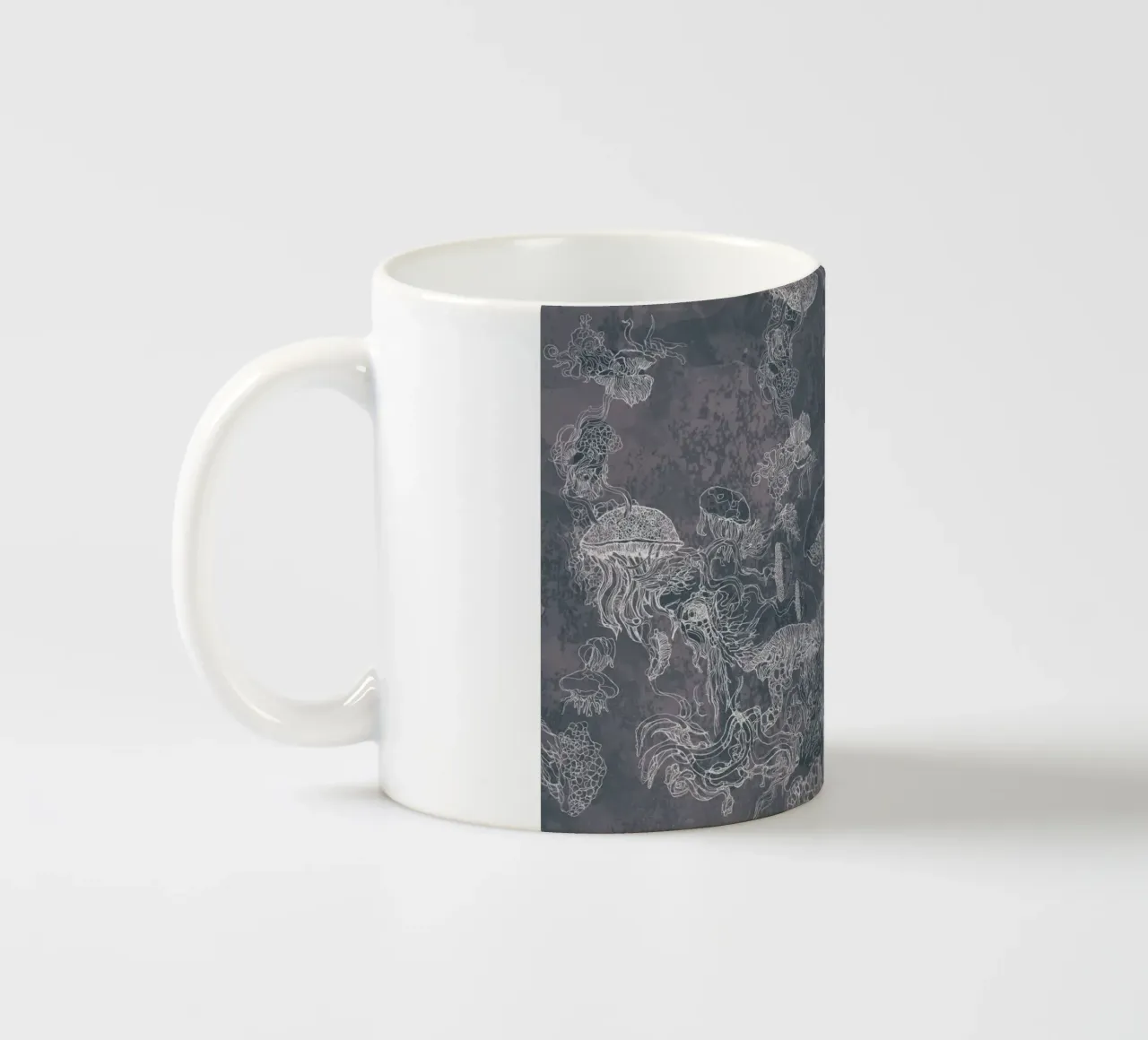 poltiglia grigia tazza in ceramica da Giulio Iurissevich