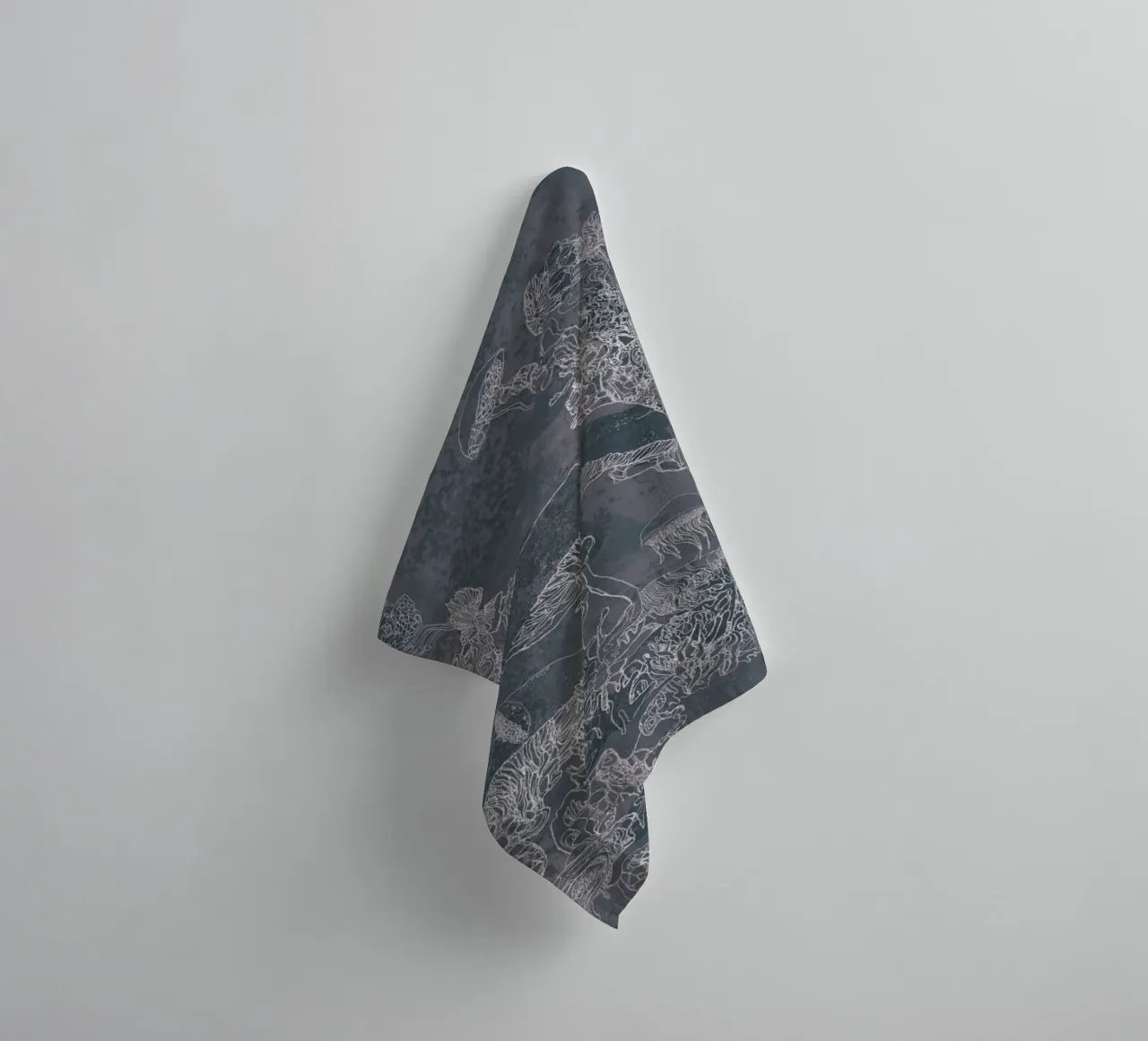 grey mush towel by Giulio Iurissevich