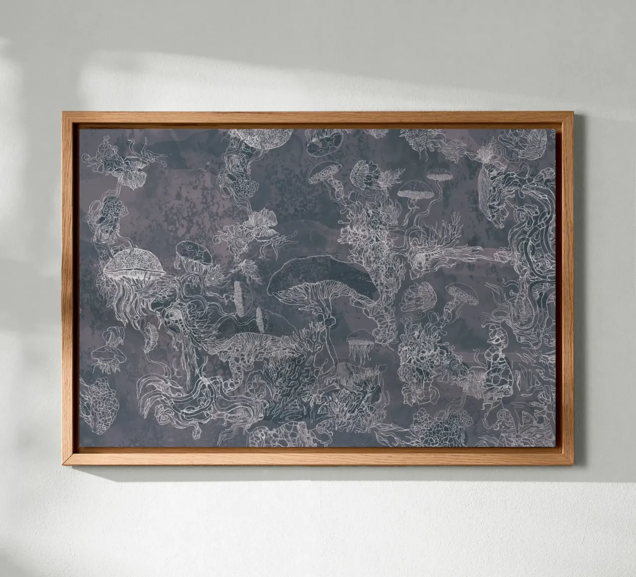 grey mush canvas by Giulio Iurissevich