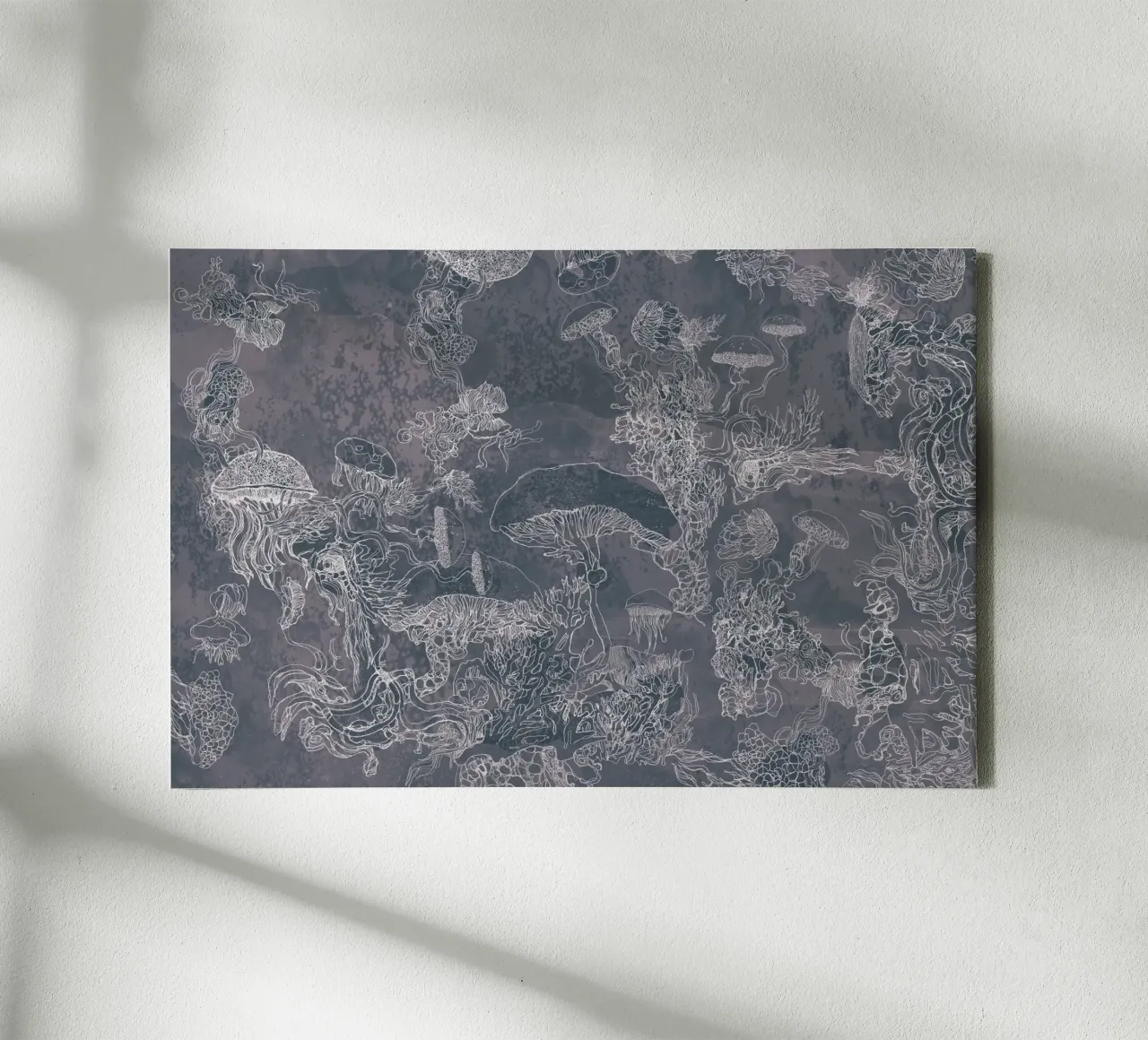 grey mush canvas by Giulio Iurissevich
