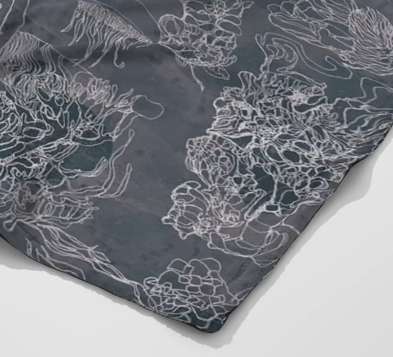grey mush fleece blanket by Giulio Iurissevich