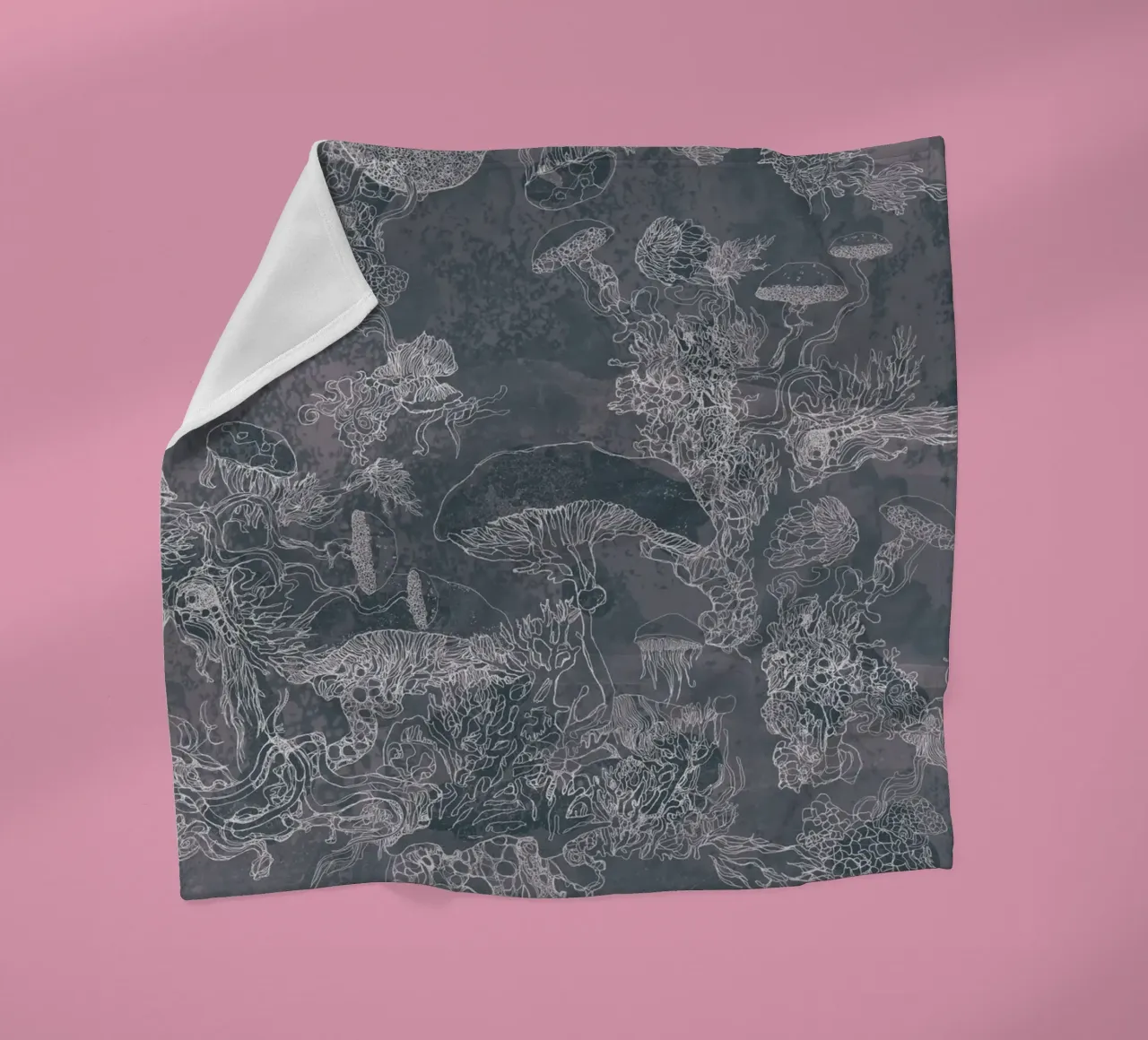 grey mush fleece blanket by Giulio Iurissevich