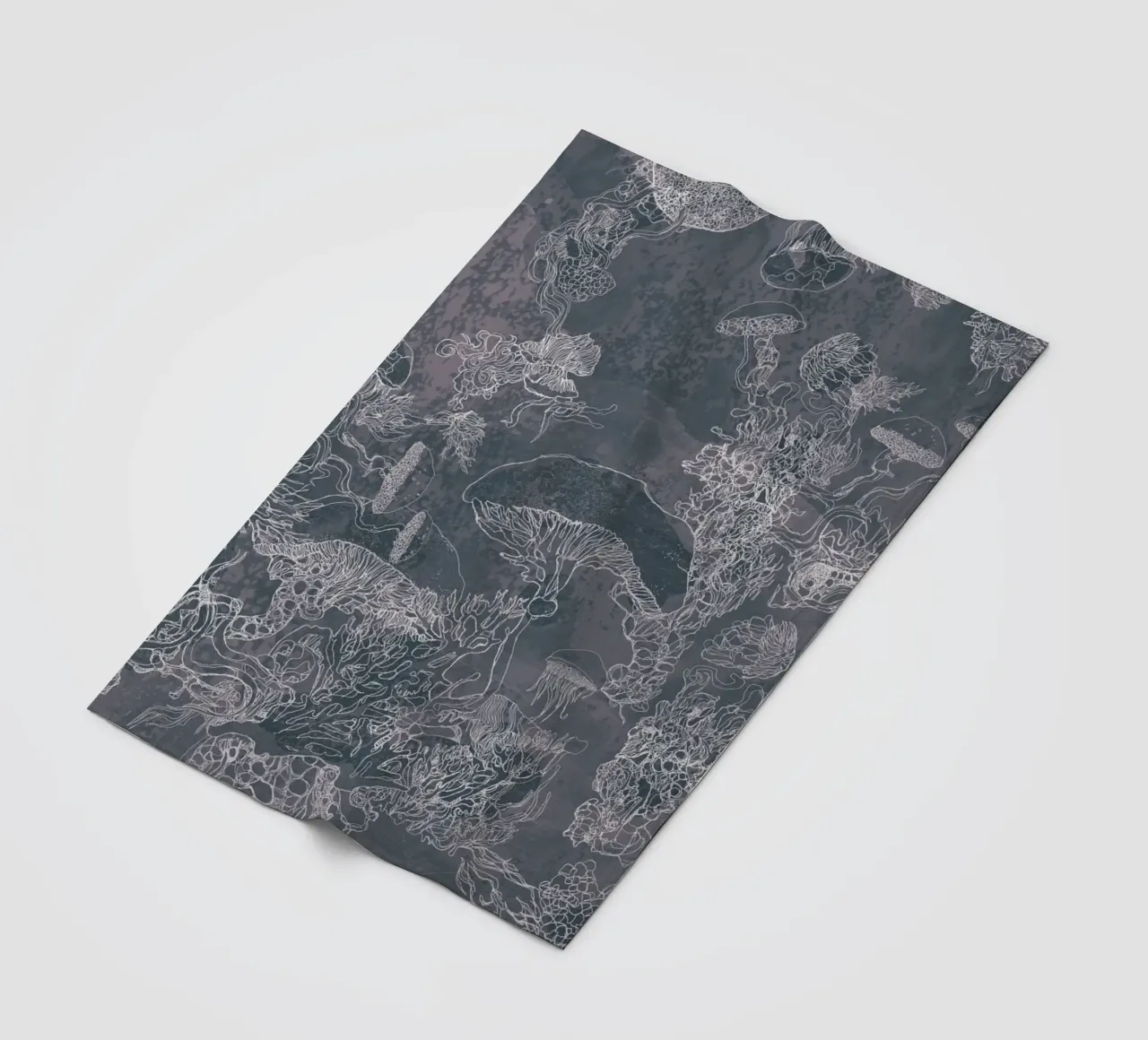 grey mush fleece blanket by Giulio Iurissevich
