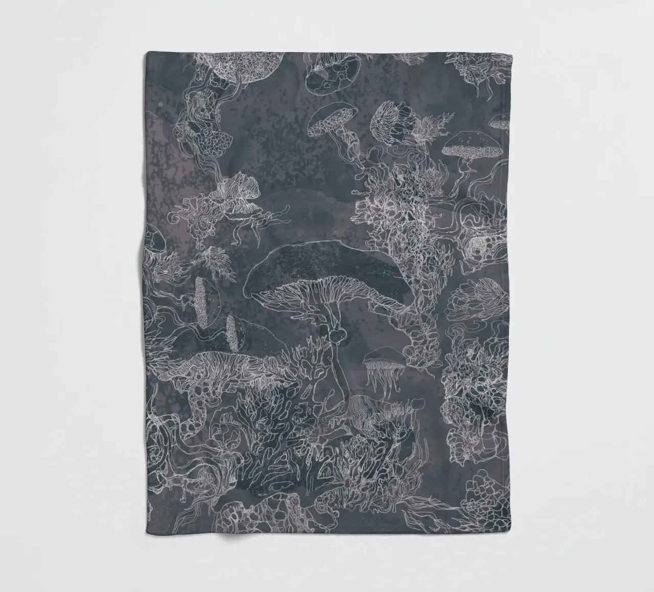 grey mush fleece blanket by Giulio Iurissevich