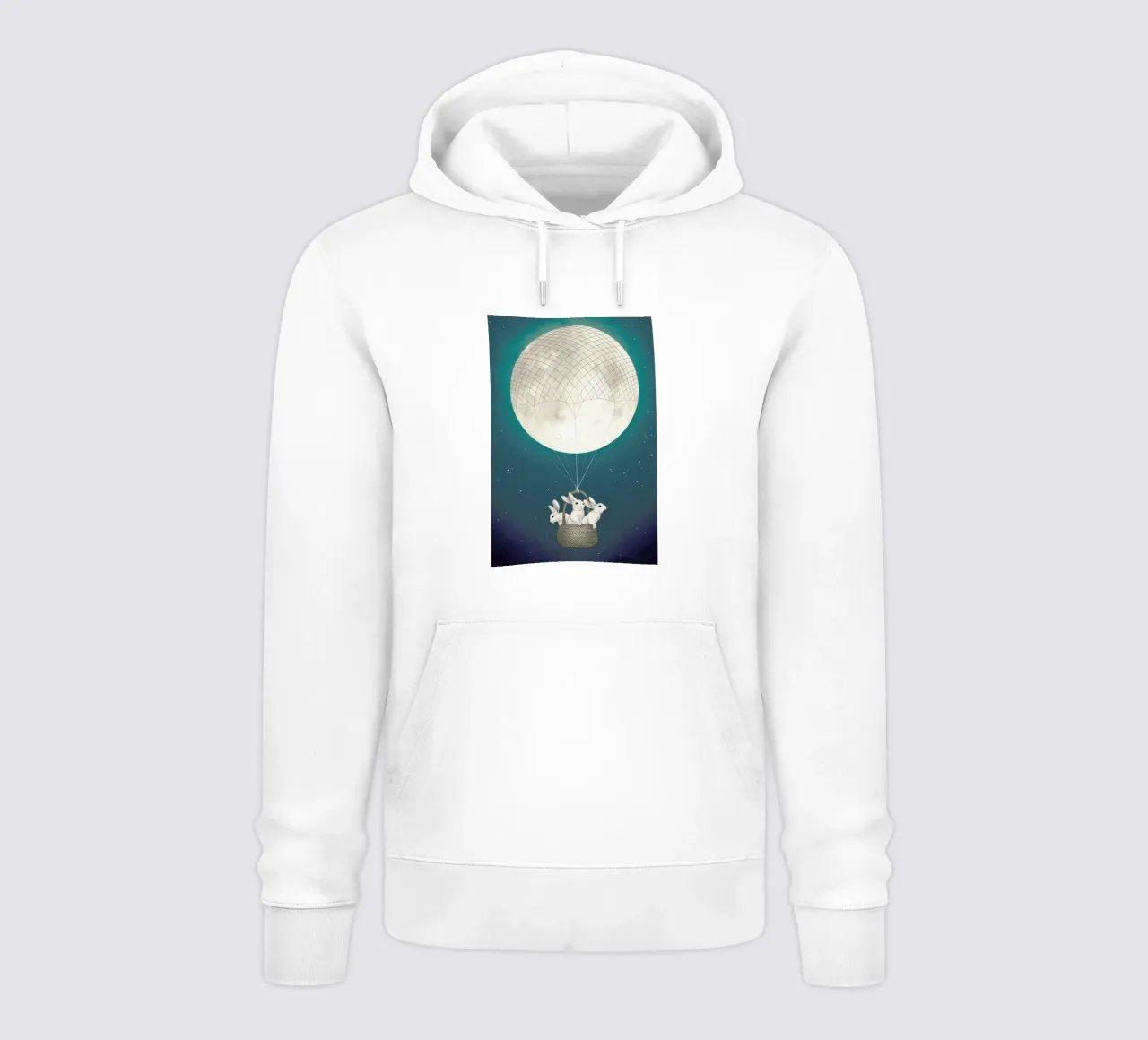 Moon Bunnies felpa con cappuccio da Laura Graves