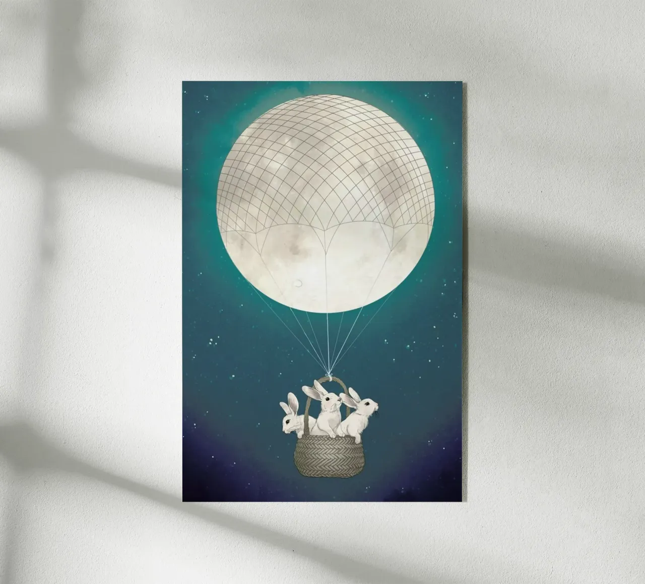 Moon Bunnies plexiglass da Laura Graves