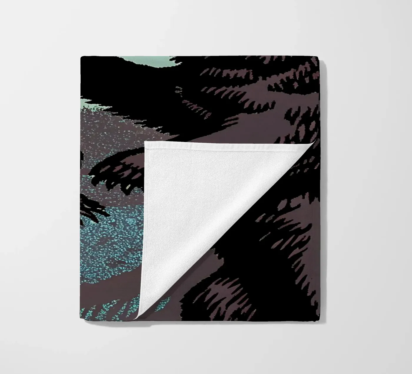 Bear Fighting beach towel by SOUL SHOP