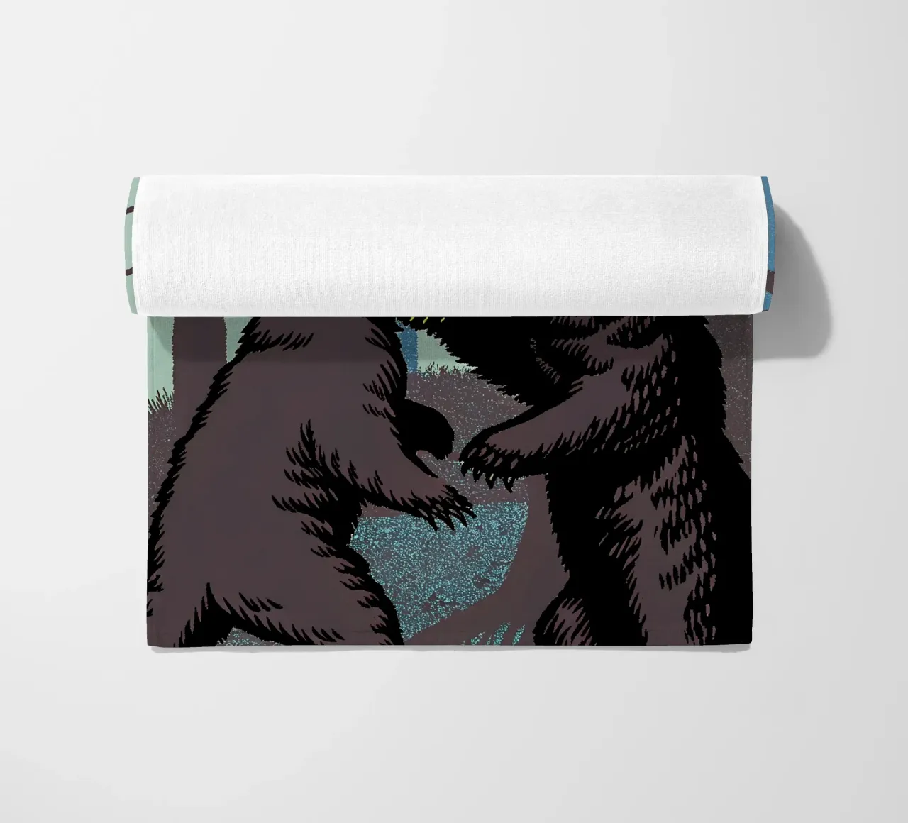 Lotta con gli orsi telo mare da SOUL SHOP