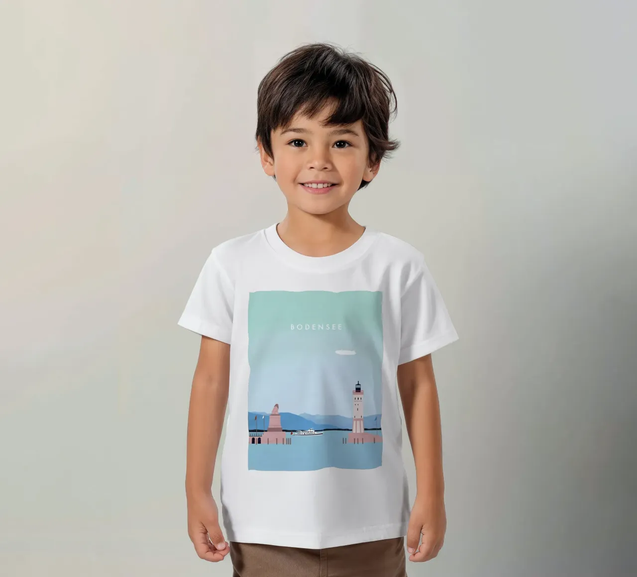 Bodensee t-shirt bambini da Katinka Reinke