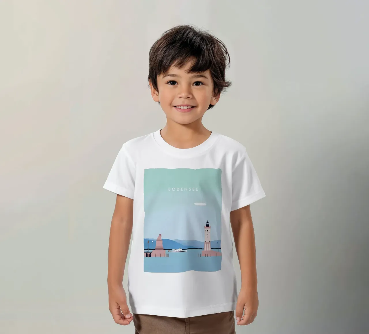 Bodensee t-shirt bambini da Katinka Reinke