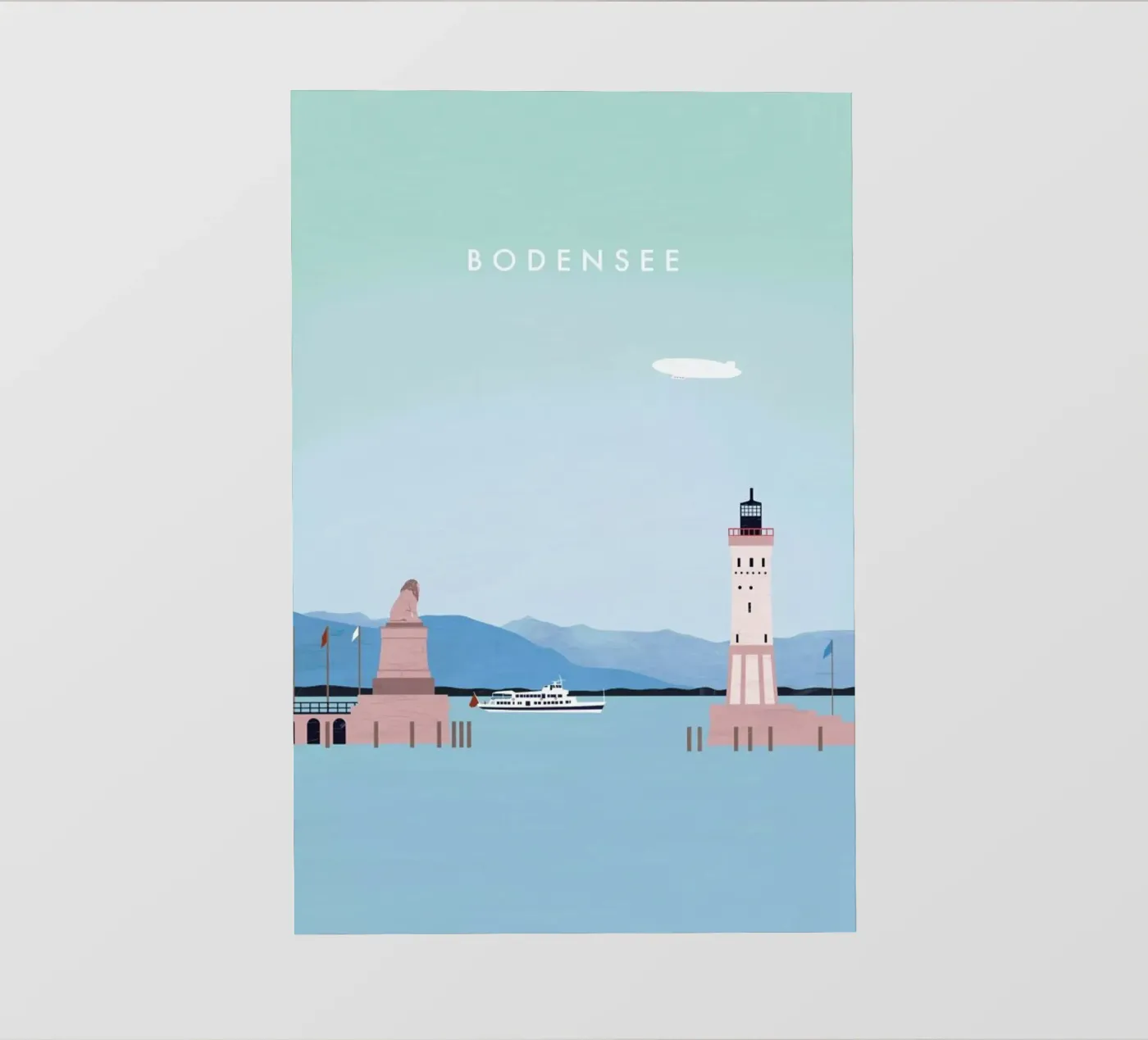 Bodensee fotobehang van Katinka Reinke