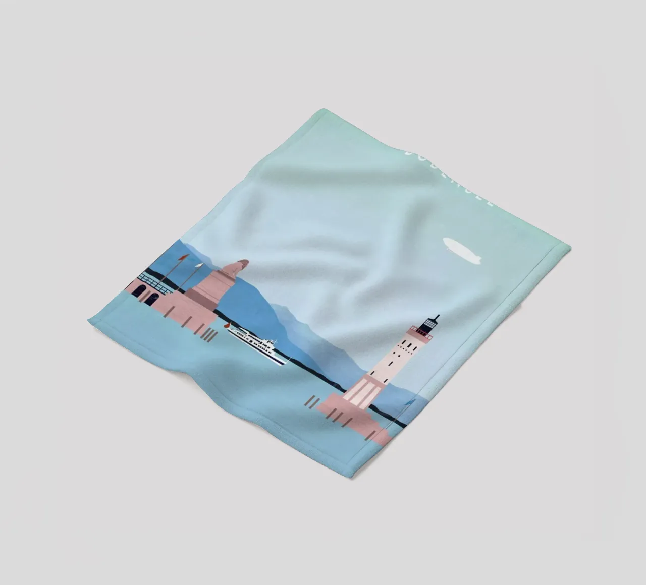 Bodensee Fleecedecke von Katinka Reinke