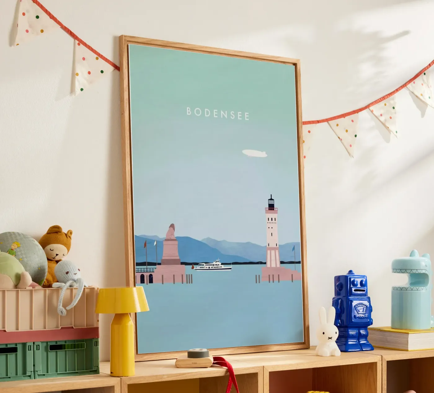 Bodensee acryl van Katinka Reinke