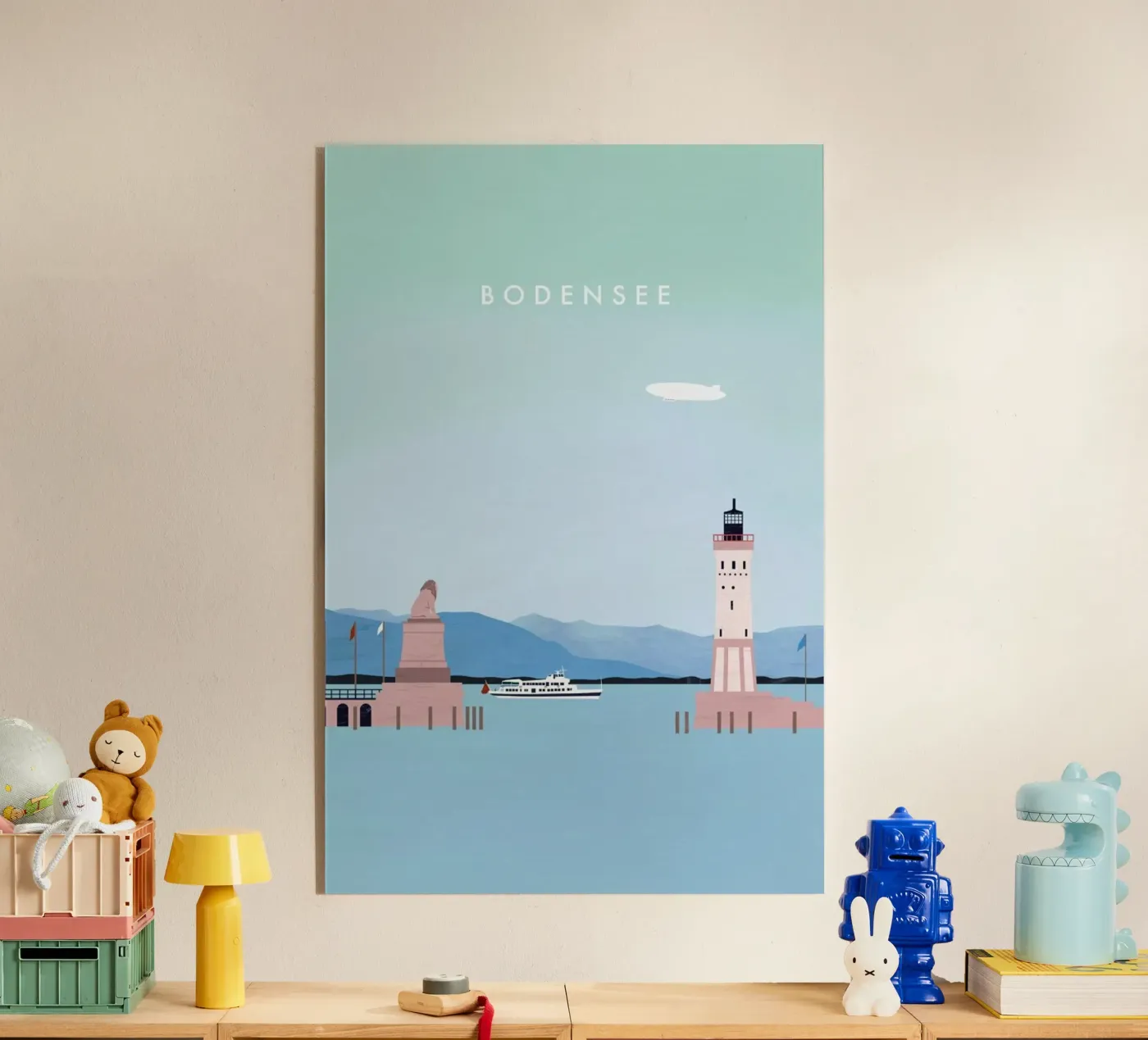 Bodensee acryl van Katinka Reinke