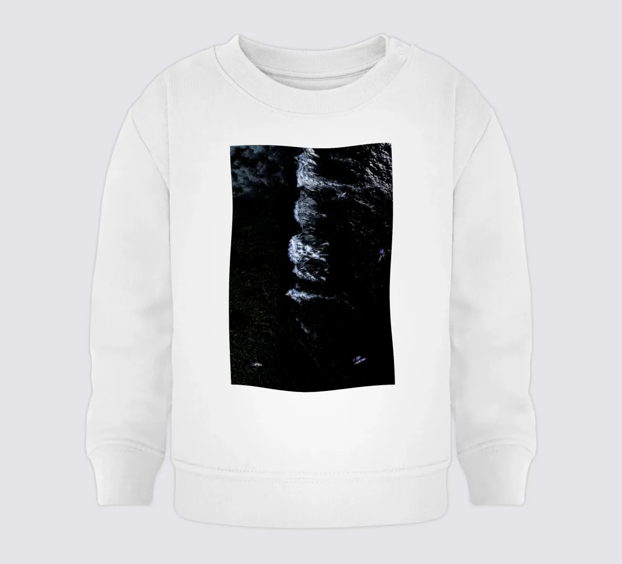 Counting Surfers & Waves felpa neonato da Studio Nahili