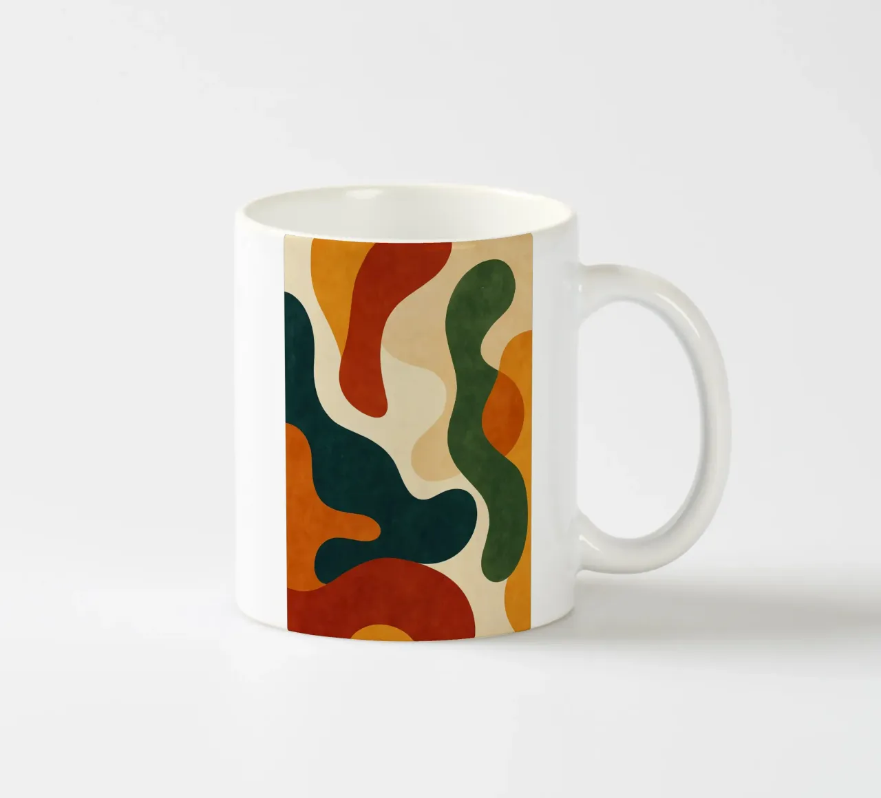 Flusso organico tazza in ceramica da Freeform