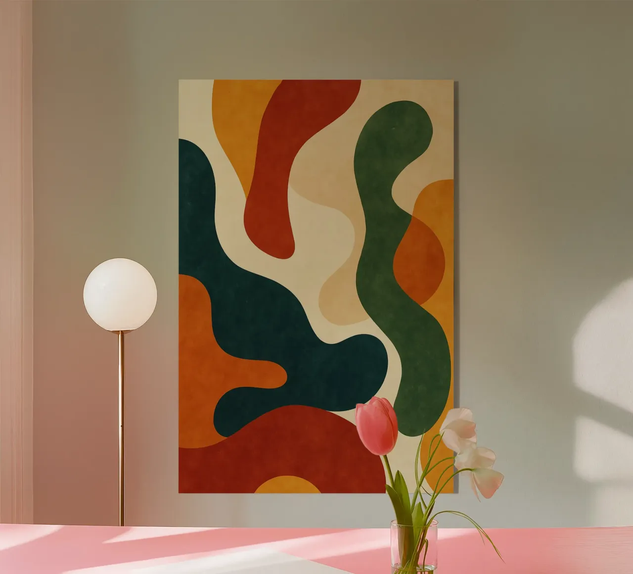Flusso organico plexiglass da Freeform