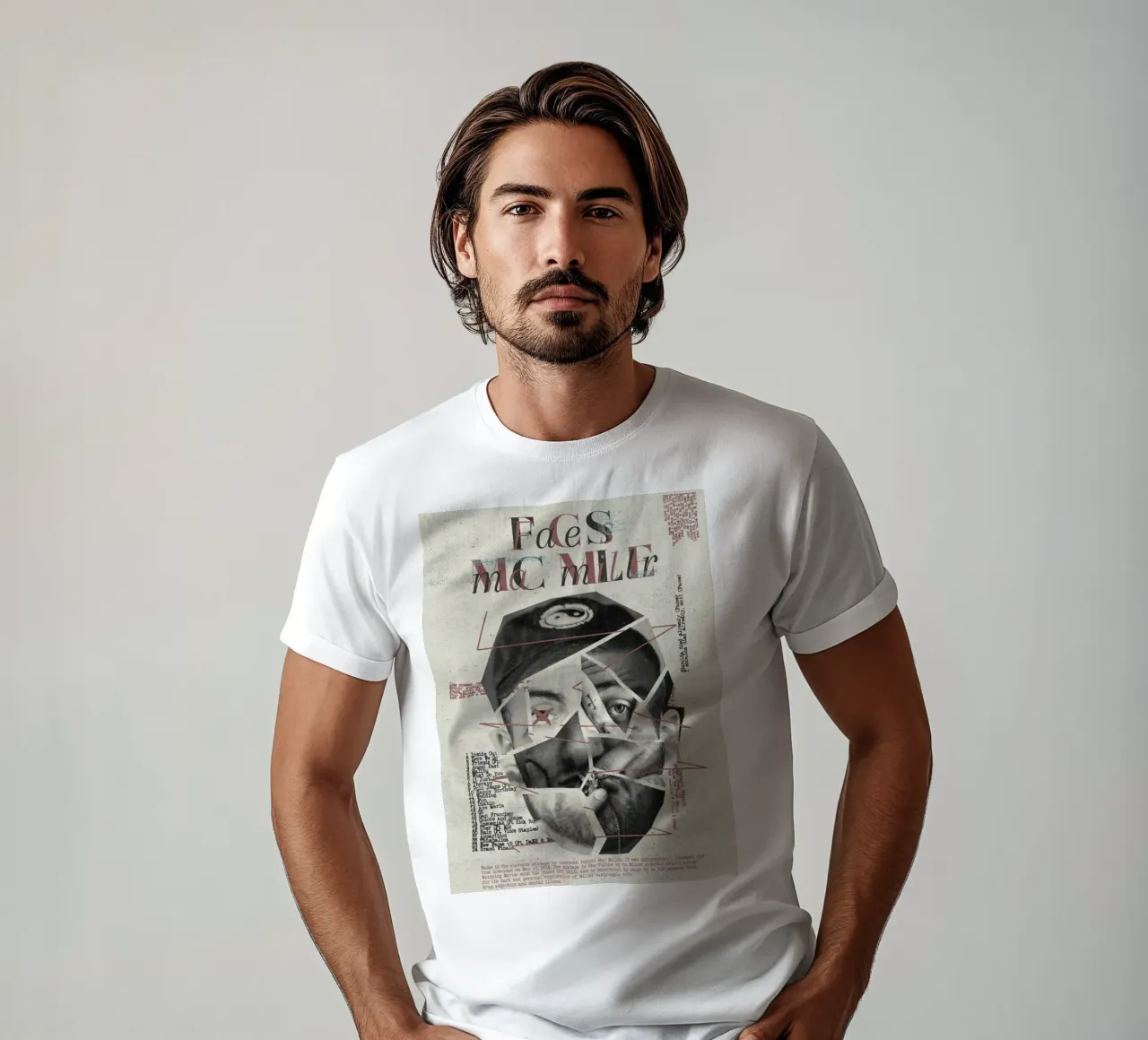 una mente piena di melodie t-shirt da bkow