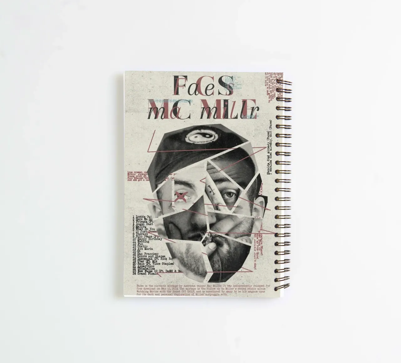 a mind full melodies spiral notebook by bkow