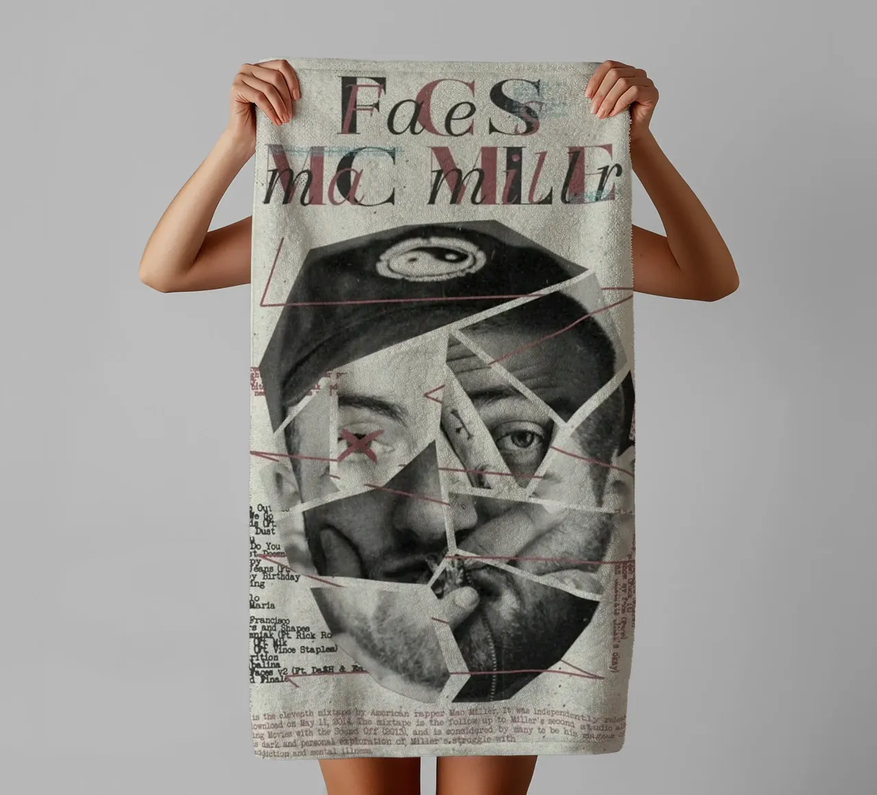 a mind full melodies towel by bkow