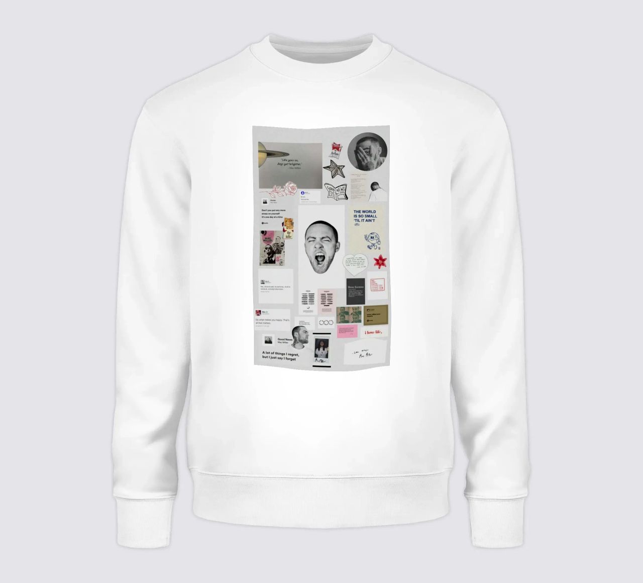 hip hop con aristas suaves sudadera de bkow