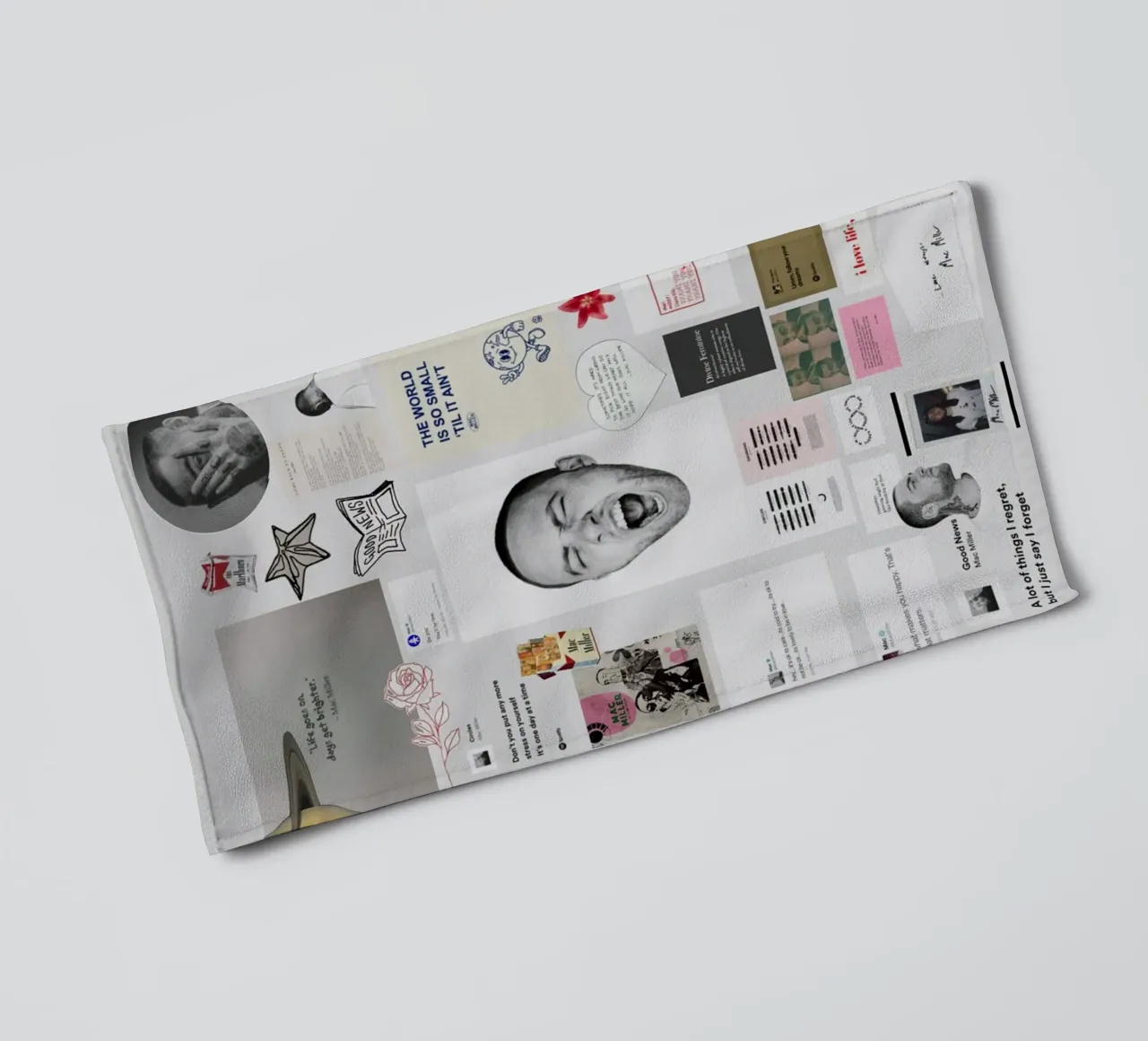 hip hop with soft edges towel by bkow