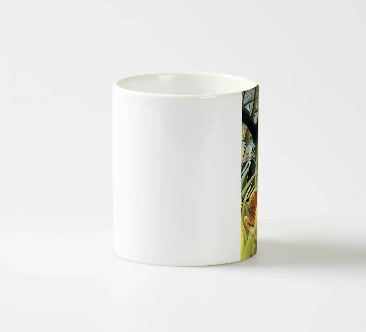 Tigre in una tempesta tropicale di Henri Rousseau tazza in ceramica da tokovictory