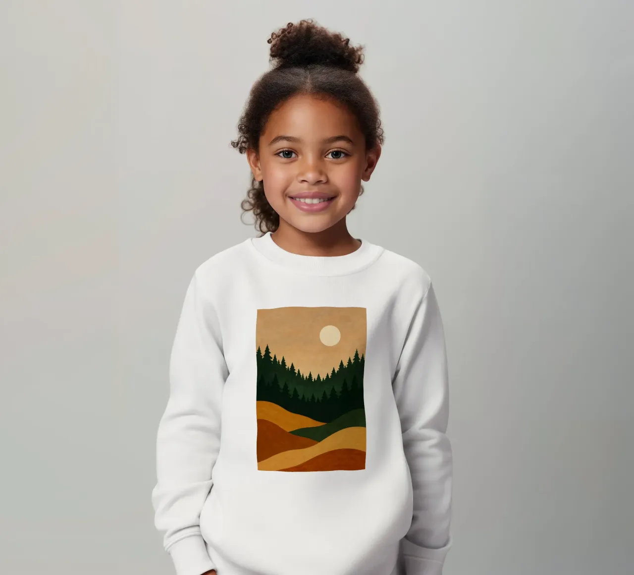 Orizzonte forestale felpa bambino da Earth Rhythms