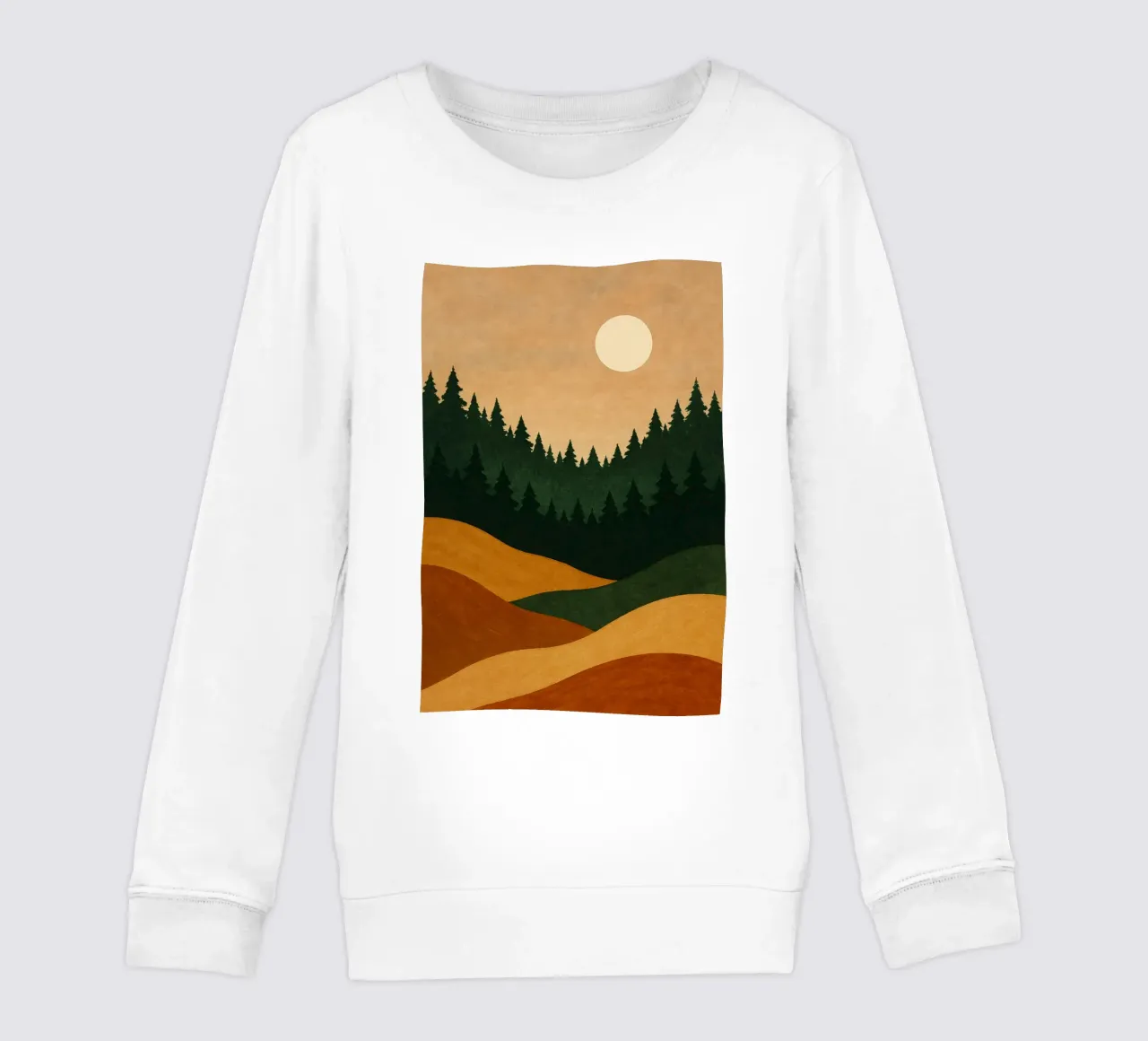 Orizzonte forestale felpa bambino da Earth Rhythms