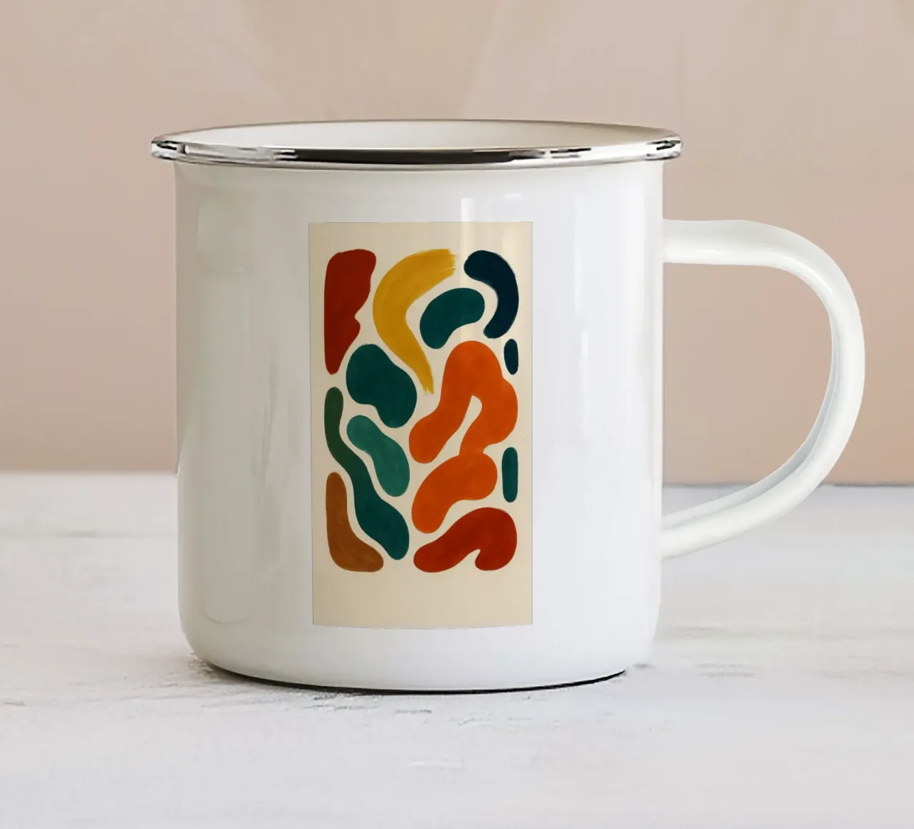 Flow in Color enamel mug by Freeform