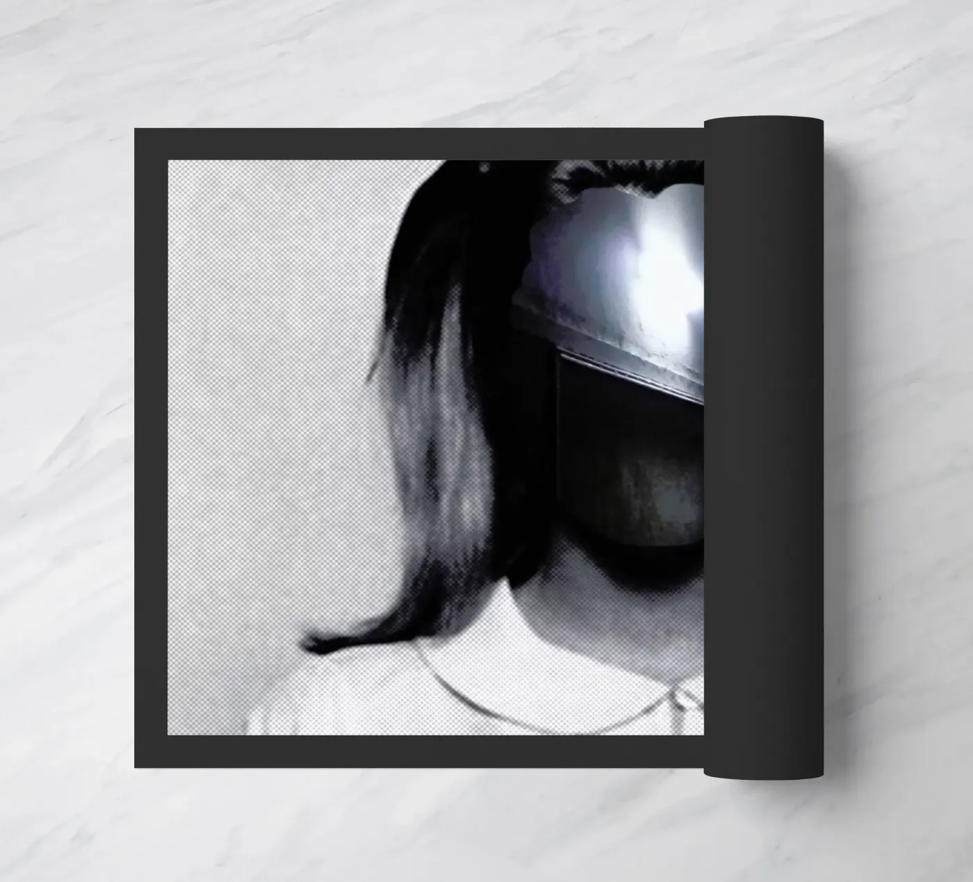 Fear Collage paillasson de Marko Köppe