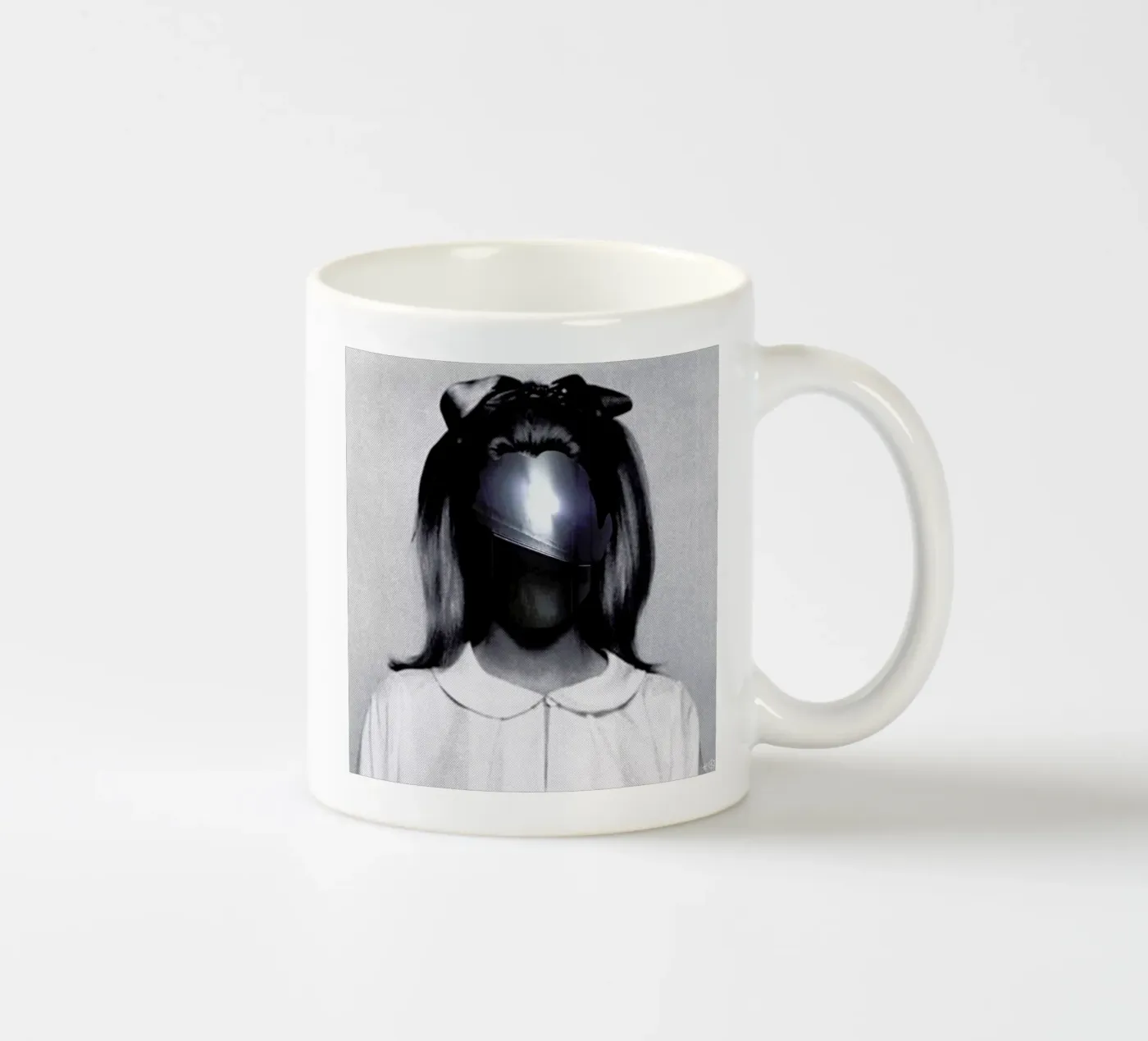 Fear Collage ceramic mug by Marko Köppe