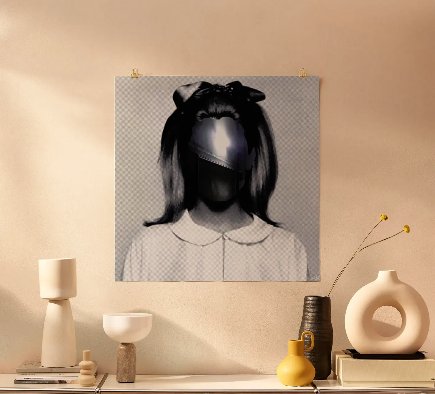 Fear Collage poster by Marko Köppe