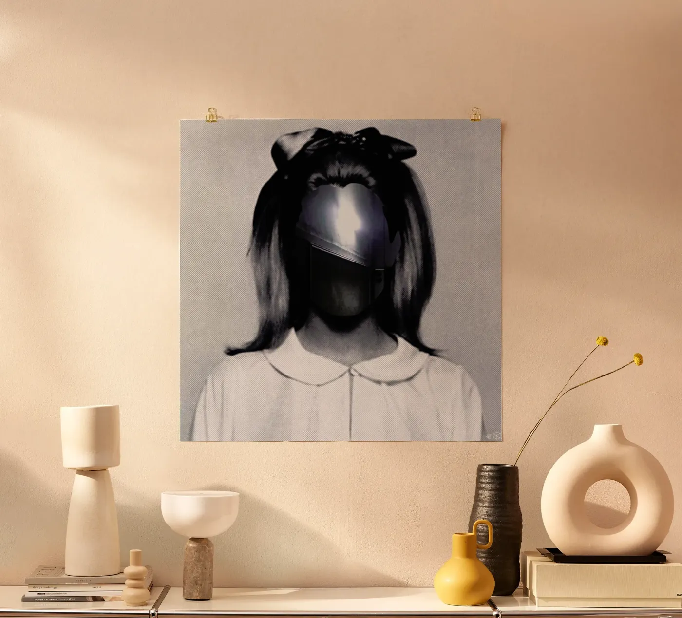 Fear Collage poster van Marko Köppe