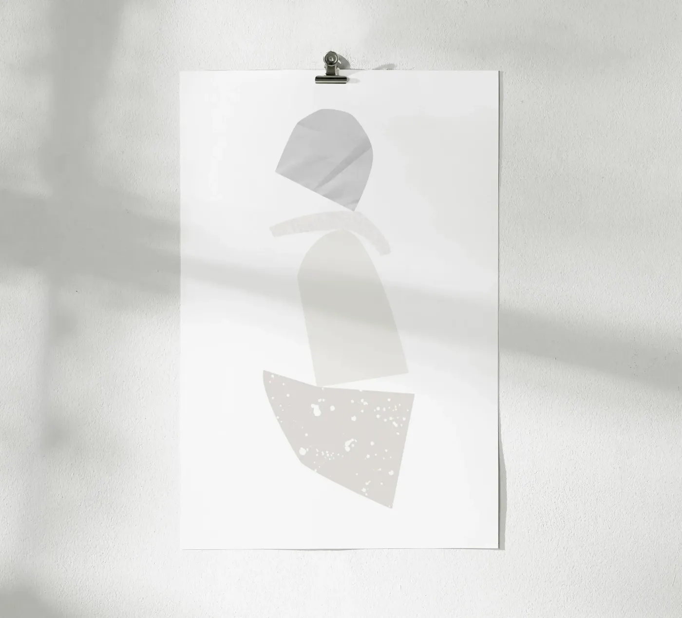 Paper Collage poster da KRUTH DESIGN