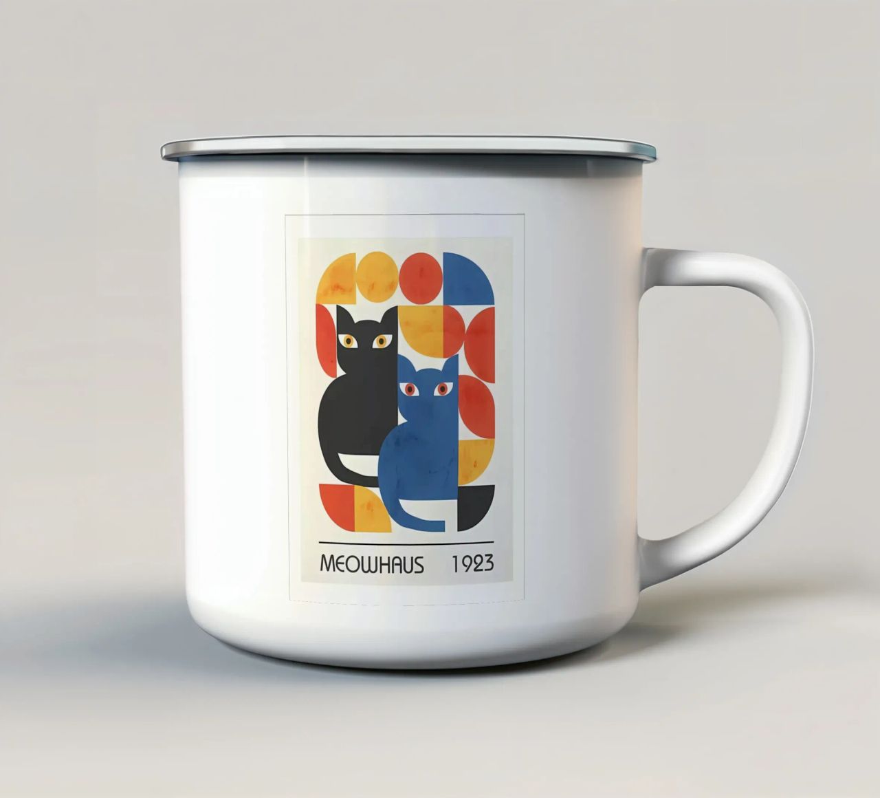 meowhaus tazza in smalto da nobita