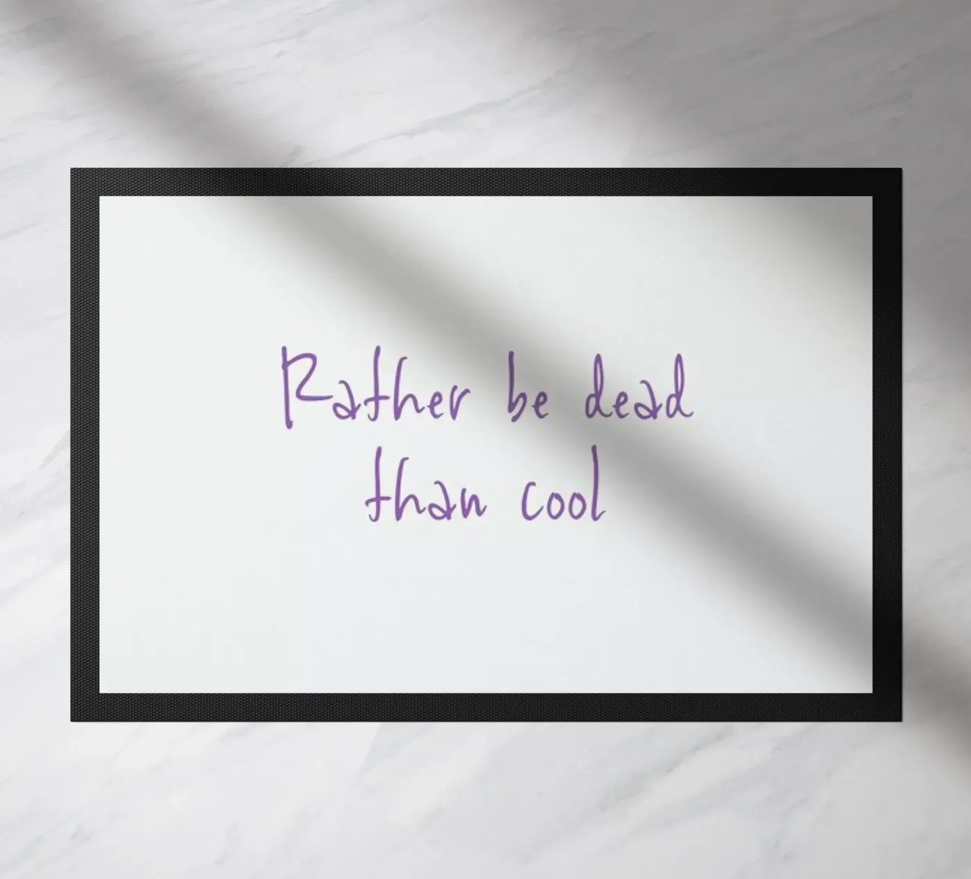 Not Cool Fußmatte von Ayleen