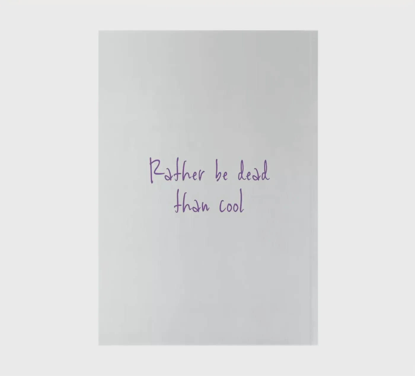 Not Cool notebook by Ayleen