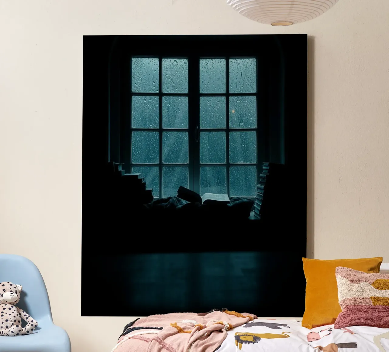 Sussurri di quiete tela con Cornice a cassetta da PhotoVibe Decor