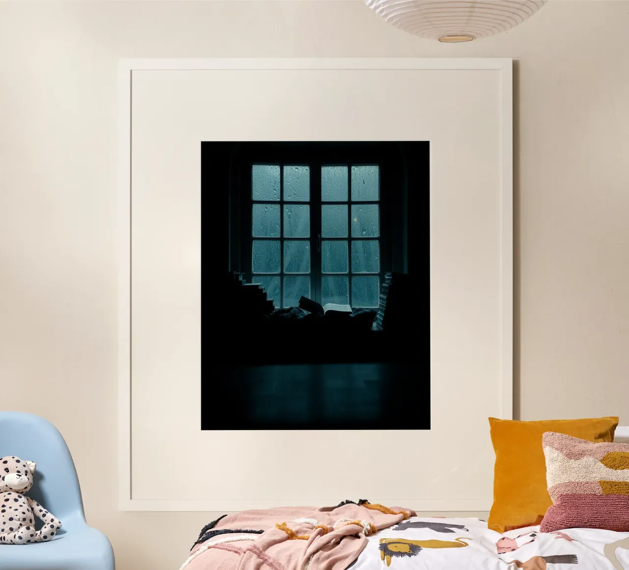 Sussurri di quiete poster con telaio in alluminio da PhotoVibe Decor