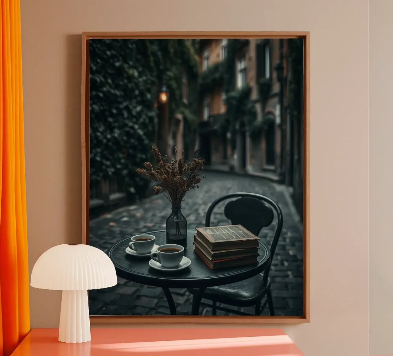 Sussurri di quiete tela con Cornice a cassetta da PhotoVibe Decor