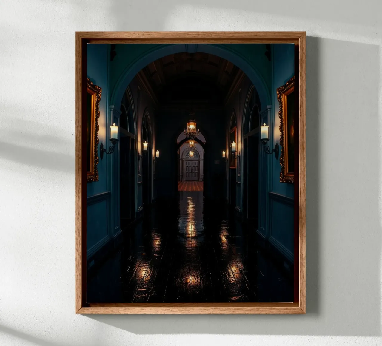 Sussurri di quiete tela con Cornice a cassetta da PhotoVibe Decor