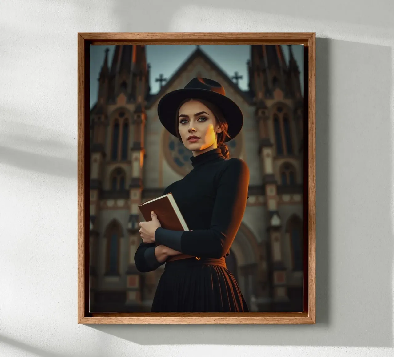 Sussurri di quiete tela con Cornice a cassetta da PhotoVibe Decor