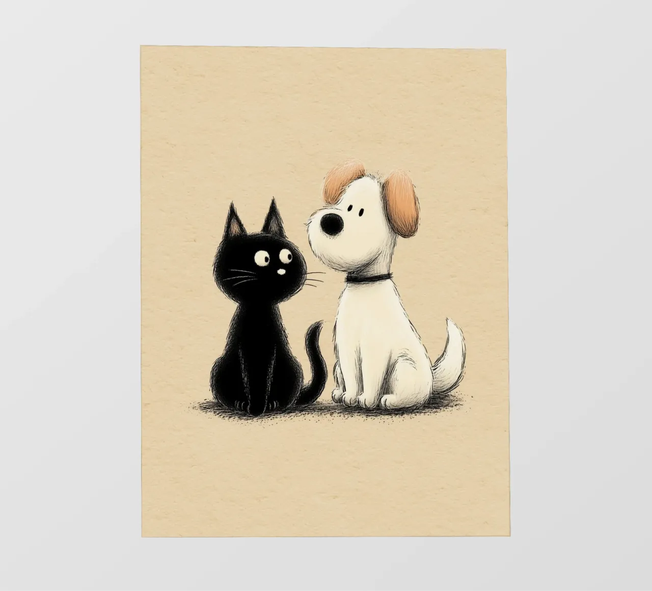 Cane e gatto telo in pvc da Carinaprint